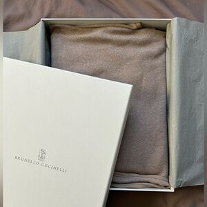 Brunello Cucinelli cashmere blanket